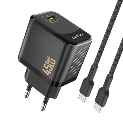 DUDAO A28C 45W GAN POLNILNIK ZA IPHONE 12 13 14 2X USB-C
