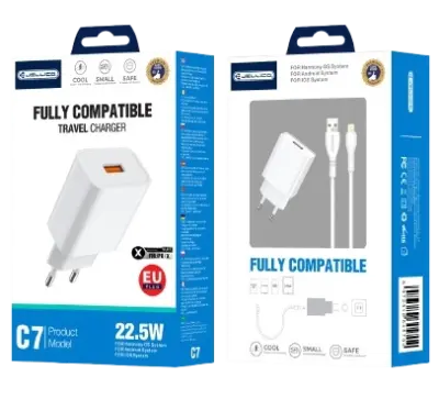 STENSKI POLNILEC JELLICO ZA LIGHTNING IPHONE IN IPAD 22.