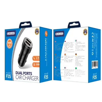 JELLICO F2S AVTO POLNILEC 18W 2XUSB ZA IPHONE V AVTO