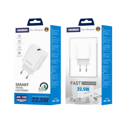 JELLICO POLNILEC AK165 22,5 W 1XUSB QC3.0 ZA IPHONE X 11