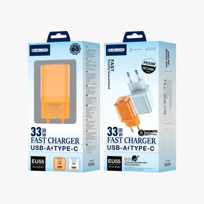 STENSKI POLNILEC JELLICO ZA LIGHTNING APPLE IPHONE PD 33W USB-C QC3 MI