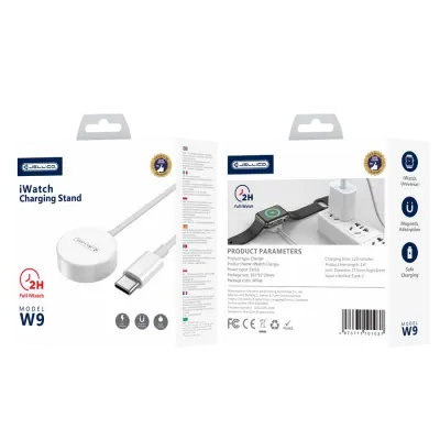 JELLICO USB-C KABEL ZA APPLE WATCH 3W 1M ZA APPLE TELEFONE S POLNILNIKOM