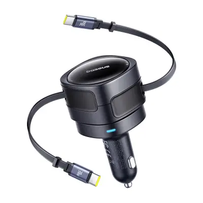 AVTO POLNILEC BASEUS 60W Z USB-C KABLOM ZA TELEFONE