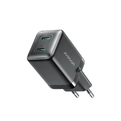 STENSKI POLNILEC JOYROOM 45 W Z DVEMA USB-C VTIČNICAMA ZA APPLE EU VTIČNICO