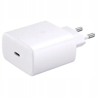 ORIGINALNI SAMSUNG 45W STENSKI POLNILNIK EP-TA845 GP-PTU020SOFWQ BELE BARVE (RAZSUTO ZA EU)