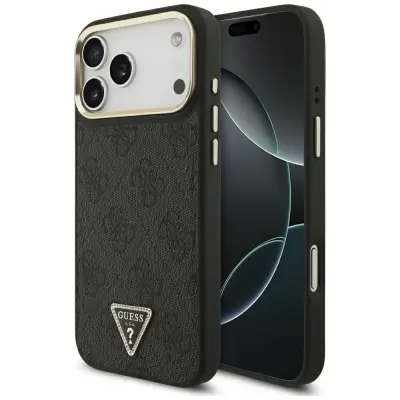 OVITEK GUESS ZA IPHONE 17 PRO MAX Z LOGOM MAGSAFE 4G Z MAGNETNIM ZAŠČITNIM KROGOM