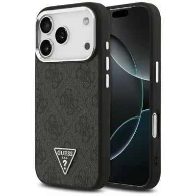 OVITEK GUESS ZA IPHONE 17 PRO 4G TRIKOTNI LOGO MAGSAFE PREMIUM DIZAJN