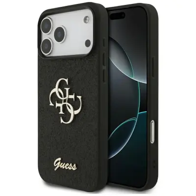 OVITEK GUESS FIXED GLITTER BIG 4G ZA IPHONE 17 PRO MAX, DIZAJN OVITKA
