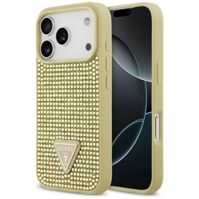 OVITEK GUESS Z LOGOTIPOM IN TRIKOTNIKOM ZA IPHONE 17 PRO