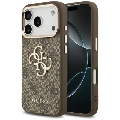 OVITEK GUESS 4G VELIKI KLASIČNI LOGO ZA IPHONE 17 PRO MAX Z ZAŠČITO