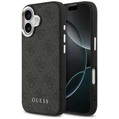 GUESS 4G KLASIČNI OVITEK MAGSAFE Z LOGOM ZA IPHONE 17 Z MAGNETNO ZAŠČITO IN LOGOM