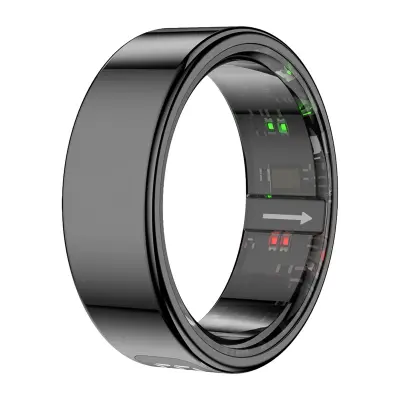 COLMI SMARTRING R12 ZA URE VELIKOST 13 22,4 MM ČRNE BOJE INOVATIVNA OBLIKOVANJE