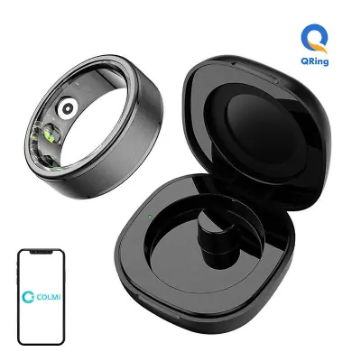 COLMI SMARTRING R03 18,9 MM ZA TELEFONE ČRNE 9-DELNI ZAŠČITNI OBROČKI S TEHNOLOGIJO