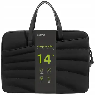 INNOSTYLE ŽENSKA TORBA ZA PRENOSNIK 13 14 VODOTESNA CARRYLITE SLIM ČRNA