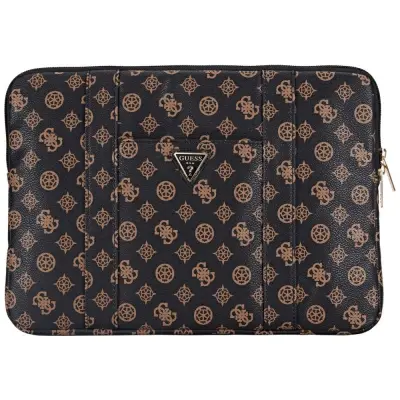 GUESS TORBA ZA PRENOSNIK Z ROKAVI 14 PALCEV, OVITEK ZA PRENOSNIK Z MODRIM PLATNO TEKOČINO