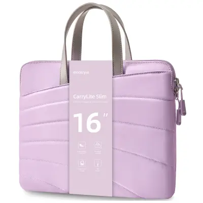 INNOSTYLE ŽENSKA TORBA ZA PRENOSNIK 15, 6, 16, VODOTESNA, CARRYLITE VIJOLIČNA