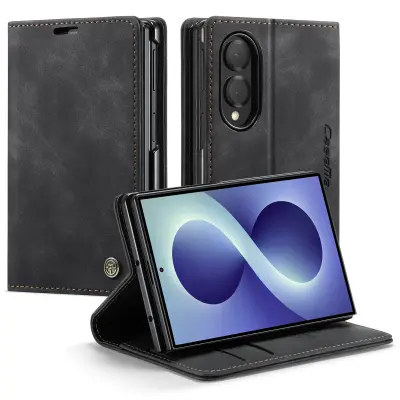 Odprta emb - Ovitek za telefon Samsung Z Fold 8,zložljivo stojalo za telefon,ohišje za sponko,proti kraji krtača,zamrznjeno za telefon retro box -