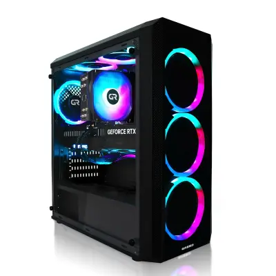Greed® MK2 Intel LITE - Gaming PC / namizni računalnik - Intel Core i7 12700F + Radeon RX 9060 - 4,9 GHZ - 32 GB DDR4 - 512GB SSD - WLAN - Win11 Pro