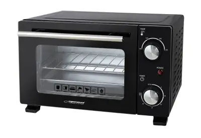 Električna pečica mini ESPERANZA CALZONE, 10L, 800W, črna