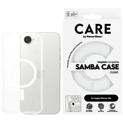 OVITEK PANZERGLASS MAGSAFE ZA IPHONE 16E Z ZAŠČITO TELEFONA