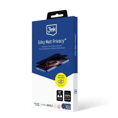 3MK SILKY MATT PRIVACY ZAŠČITA ZASLONA Z MATIRANIM STEKLOM ZA XIAOMI REDMI 15 4G 5G
