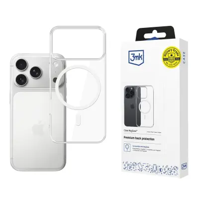 3MK PROZORNI OVITEK ZA IPHONE 17 PRO ZAŠČITO TELEFONA S PROZORNIM STEKLOM