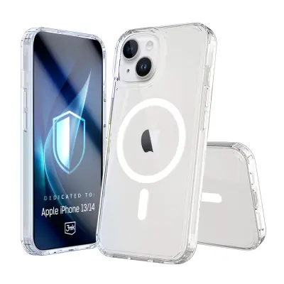 3MK ARMOR MAGSAFE OVITEK ZA IPHONE 13 IN 14 Z VISOKO ZAŠČITO MAGSAFE