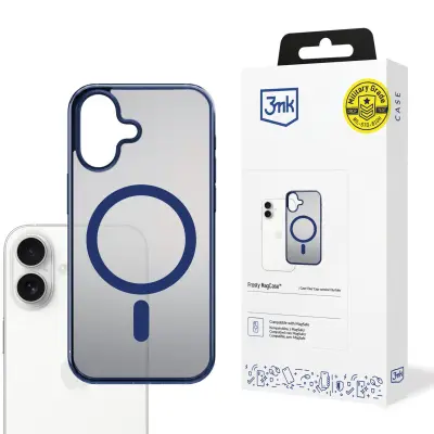 3MK FROSTY MODRI OVITEK ZA APPLE IPHONE 17 PRO Z MAGNETNIM ZAPEČATLJIVOM