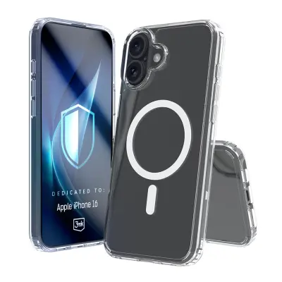 3MK ARMOR MAGCASE ZA IPHONE 16 ZAŠČITNI OVITEK Z MAGSAFE IN OJAČANO ZAŠČITO
