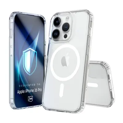 3MK ARMOR MAGSAFE MAGNETNI OVITEK ZA IPHONE 16 PRO Z MAGSAFE ZAŠČITNIM OVITKOM