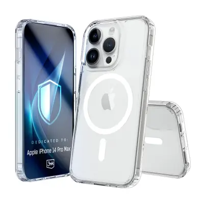 3MK ARMOR ZAŠČITNI ETUI ZA IPHONE 14 PRO MAX Z MAGNETNO ZAKLEPALKO