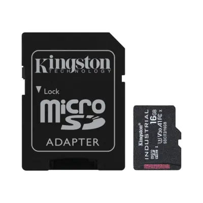 KINGSTON microSDHC 16GB Industrial C10 A1 pSLC UHS-I V30 U3