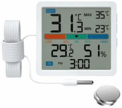 Termohigrometr MANTA MTO002W