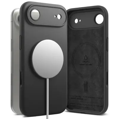 RINGKE MAGNETNI SILIKONSKI OVITEK ZA IPHONE 17 AIR S FUNKCIJO