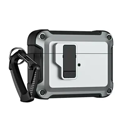 HURTEL ARMOR ETUI PRO ZA AIRPODS 4 Z ZAŠČITO PROTI PADCU KARABIN