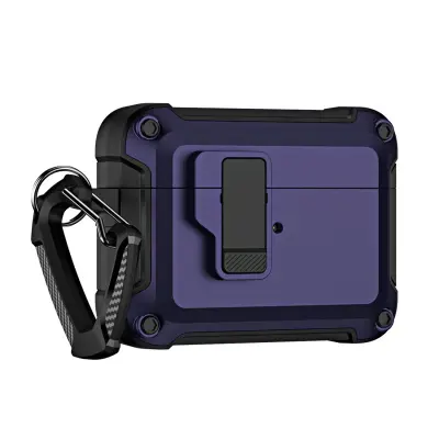 HURTEL ARMOR ETUI PRO ZA AIRPODS 4 OJAČANA ZAŠČITA S KARABINOM