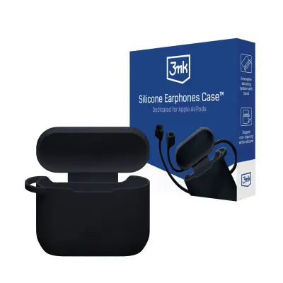 3MK OVITEK ZA AIRPODS 3RD GEN S SILIKONSKO PREVLEKO IN SISTEMOM PROTI PADCEM