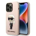 OVITEK KARL LAGERFELD HARDCASE ZA IPHONE 14 PRO 6.1 KLHCP14LSNIKBCP SILIKON