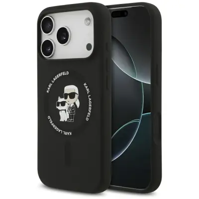 SILIKONSKI OVITEK KARL LAGERFELD KARL&CHOUPETTE RING MAGSAFE ZA IPHONE 17