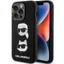 SILIKONSKI OVITEK KARL LAGERFELD ZA IPHONE 15 PRO MAX 6.7 KARL&CHOUPETTE HEAD