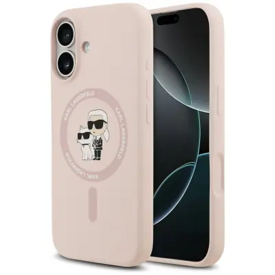 SILIKONSKI OVITEK KARL LAGERFELD KARL&CHOUPETTE MAGSAFE ZA IPHONE 17