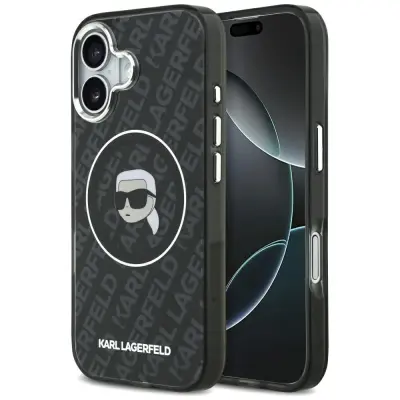 OVITEK KARL LAGERFELD IML Z LOGOM KARL HEAD MAGSAFE ZA IPHONE 17 ZAŠČITNI