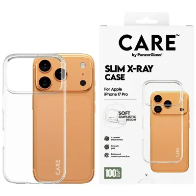 PANZERGLASS OVITEK ZA IPHONE 17 PRO, MODNI, MEHKI, OSNOVNI, ZA RENTGENSKI HIDRATANT