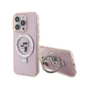 ETUI STOJALO ZA PRSTANE KARL LAGERFELD ZA IPHONE 15 PRO MAX 6.7 ZA MAGSAFE