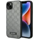OVITEK KARL LAGERFELD HARDCASE ZA IPHONE 14 PLUS 15 PLUS SAFFIANO KOVINSKI LOGO