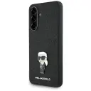 ETUI KARL LAGERFELD FIKSIRAN Z BLEŠČICAMI ZA SAMSUNG GALAXY A36 LOGO KOVINSKI PIN