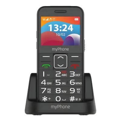 Mobilni telefon myPhone Halo 3 4G LTE, SOS gumb - črn