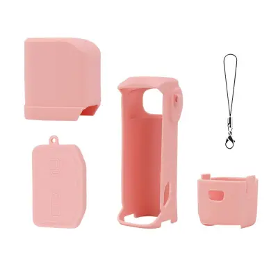Silikonski zaščitni ovitek za Insta360 Luna Ultra – štiridelna zaščita Pink
