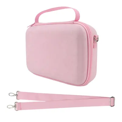 Oblazinjena torbica za DJI Pocket 4/3 z nastavljivim trakom Pink