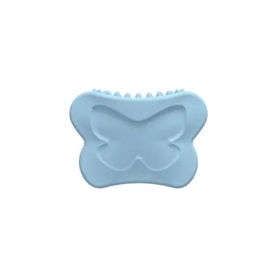 Silikonska Gua Sha masažna plošča za obraz in telo, dvigovanje Blue